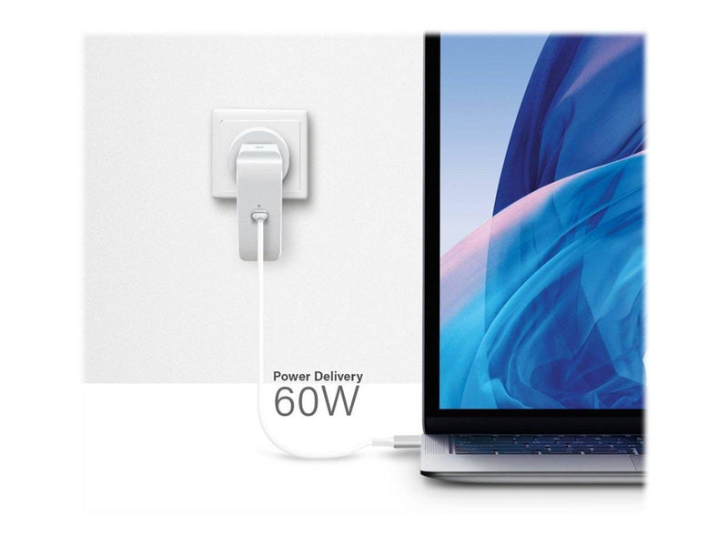 ALOGIC - Travel Edition - power adapter - 24 pin USB-C - 60 Watt USB-C Wall Charger 60W – Travel Edition