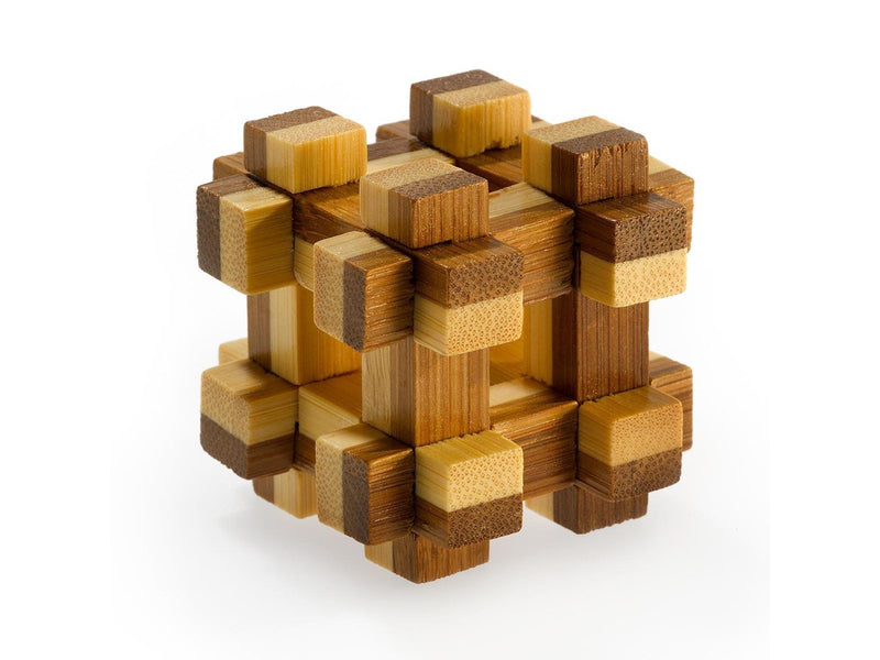 Eureka 3D Bamboo Brain Puzzle Prison House 3D Puzzle