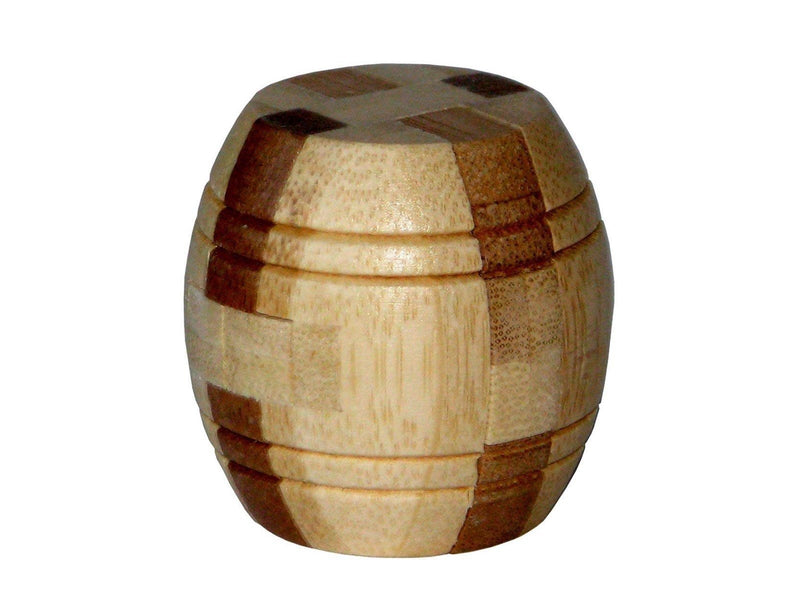 Eureka 3D Bamboo Brain Puzzle Barrel 3D Puzzle