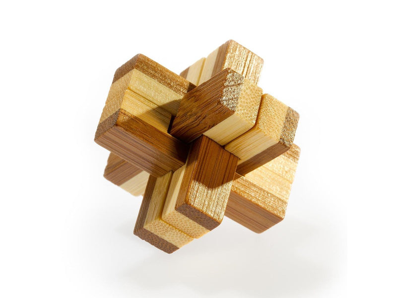 Eureka 3D Bamboo Brain Puzzle Knotty 3D Puzzle