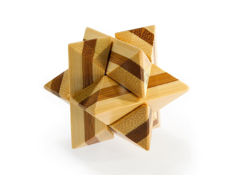 Eureka 3D Bamboo Brain Puzzle Superstar 3D Puzzle