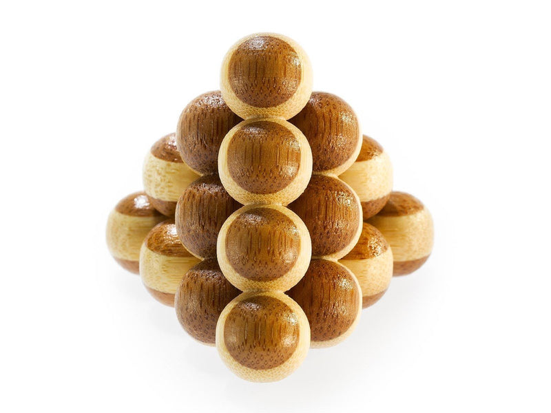 Eureka 3D Bamboo Brain Puzzle Cannon Balls 3D Puzzle