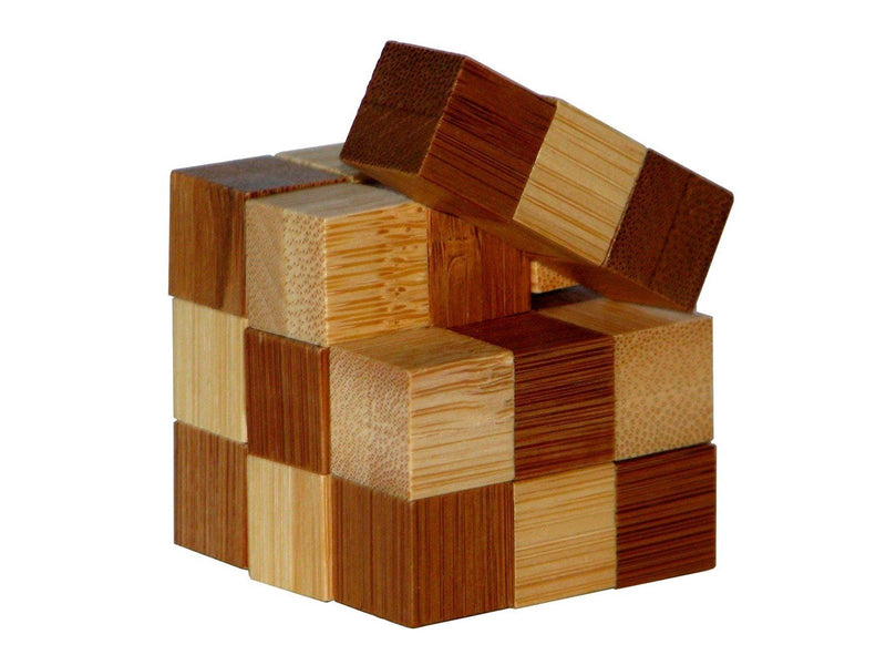 Eureka 3D Bamboo Brain Puzzle Snake Cubes 3D Puzzle