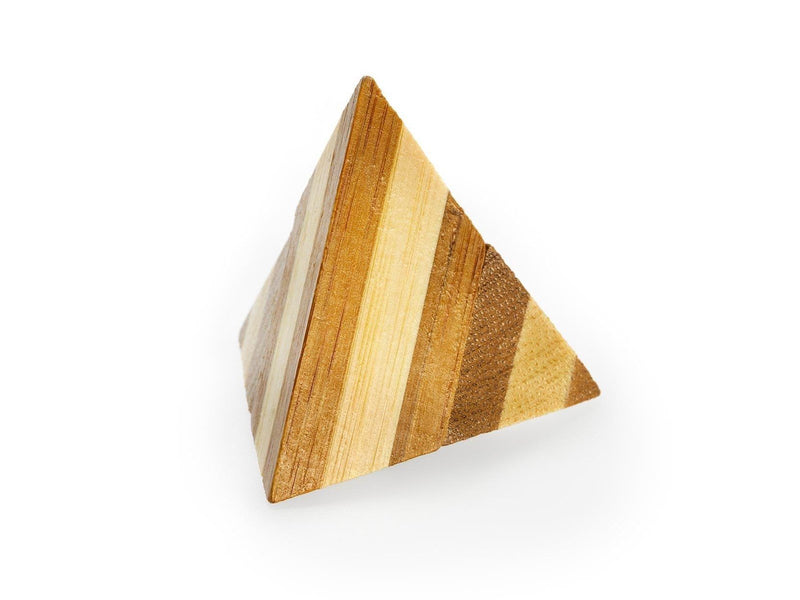 Eureka 3D Bamboo Brain Puzzle Pyramid 3D Puzzle