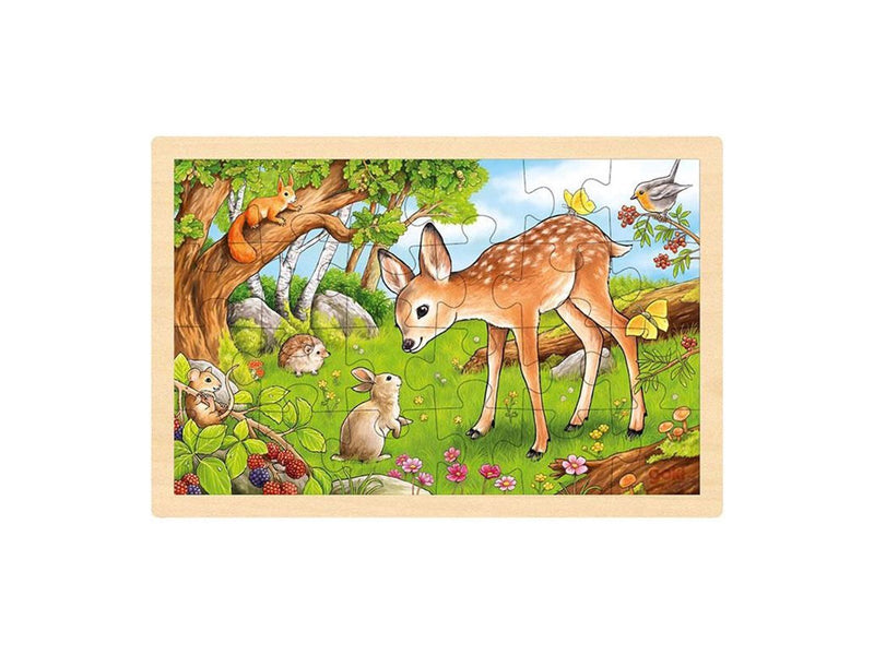 Goki Wooden Jigsaw Puzzle Deer 24 pcs.