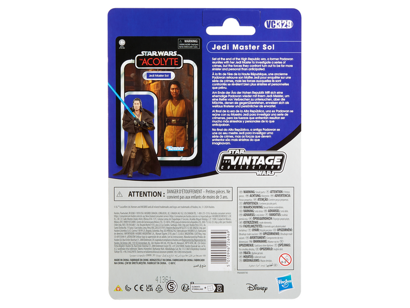 Star Wars The Accolyte The Vintage Collection Jedi Master Sol 9.5cm