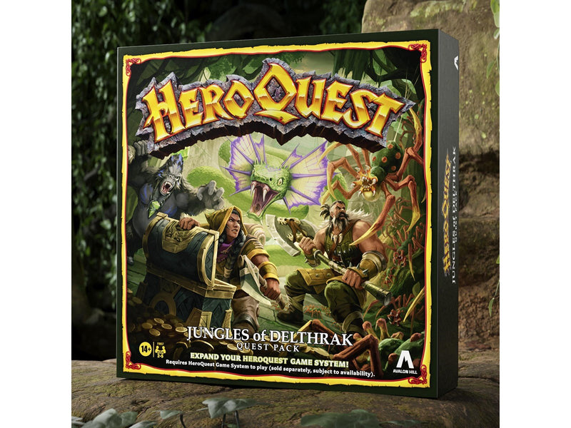 Avalon Hill HeroQuest Jungles of Delthrak Quest Pack - Requires HeroQuest Game System to Play (English)