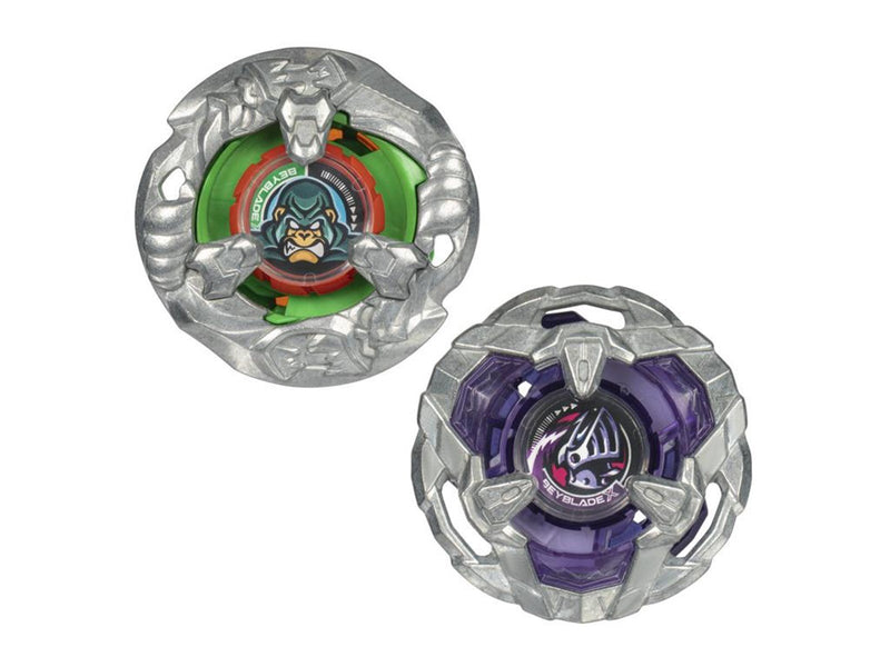 Hasbro Beyblade X Yell Kong 3-60GB and Helm Knight 5-80T Top Dual Pack Set