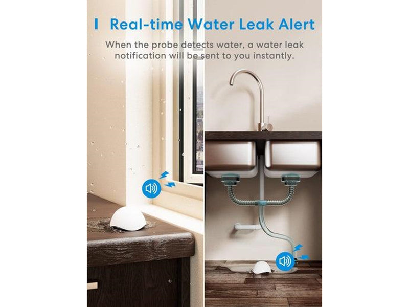 Meross Smart Water Leak Sensor MS400H (HomeKit) (Starter Kit)