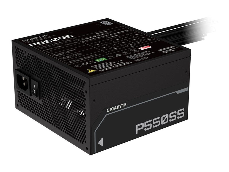 GIGABYTE P550SS Netzteile - 550 Watt - 120 mm - ATX 3.0 - 80 Plus Bronze zertifiziert