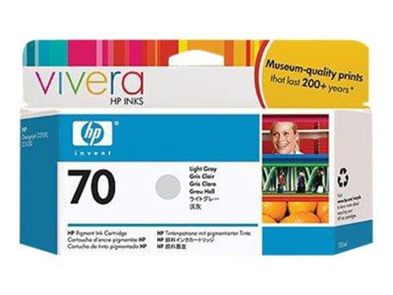 HP 70 / C9451A Light Grey Ink - Tintenpatrone Hellgrau