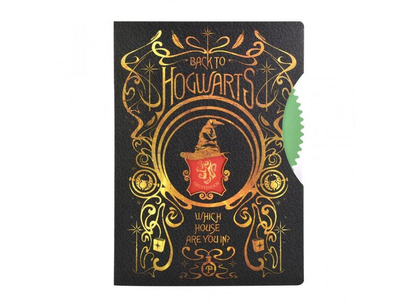 Pyramid Harry Potter Spinner Notebook - Colorful Crest