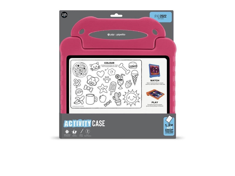 Pipetto iPad 10.9" (10th Gen) Activity Case - Pink