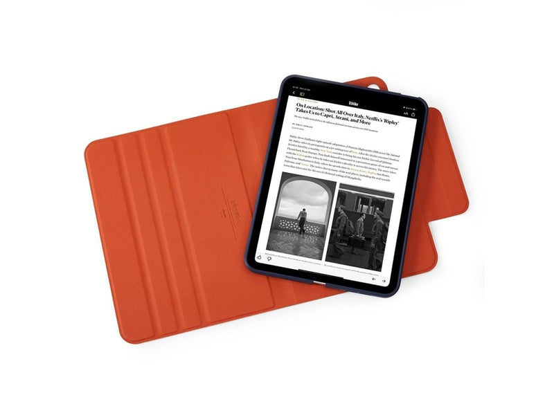Pipetto Origami No5 Rotating Folio Case - Blue- iPad Air 11" (2025/2024)/ iPad Air 10.9 (2022/2020)