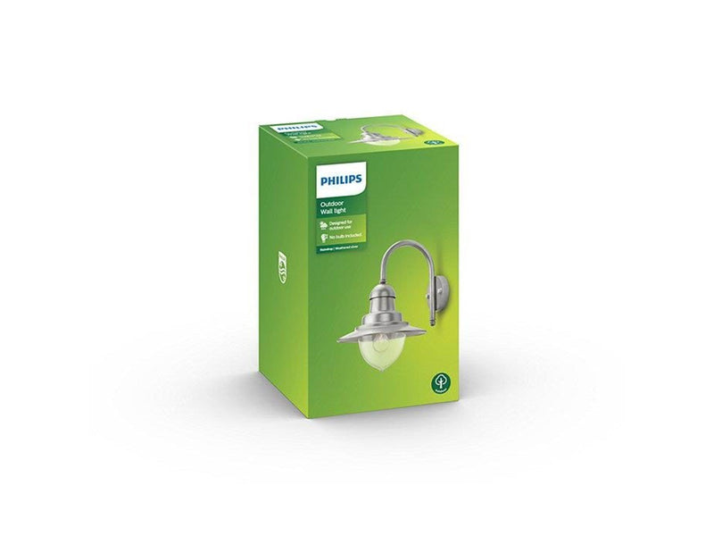 Philips Raindrop wall lantern iron 1x60W 230V