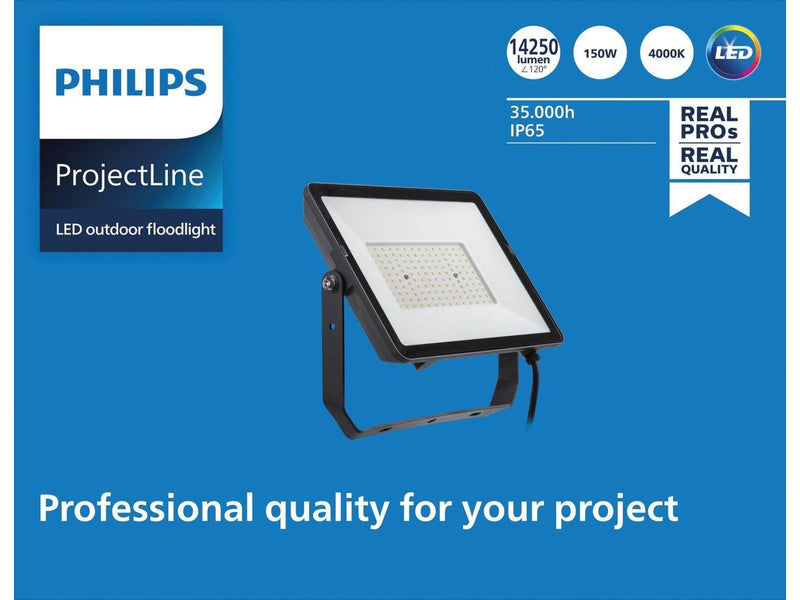 Philips Projectline Floodlight 150W 4000K black