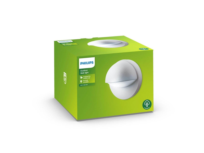 Philips June outdoor wall lamp gray