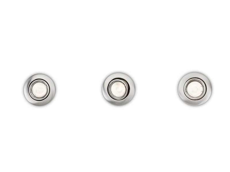 Philips enif recessed nickel 3x50W 230V
