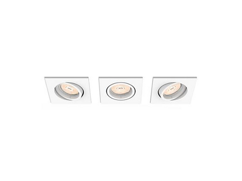 Philips DONEGAL recessed white 3xNW 230V
