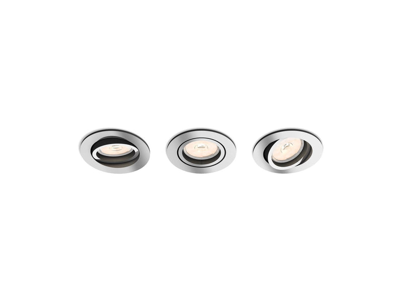 Philips DONEGAL recessed chrome 3xNW 230V