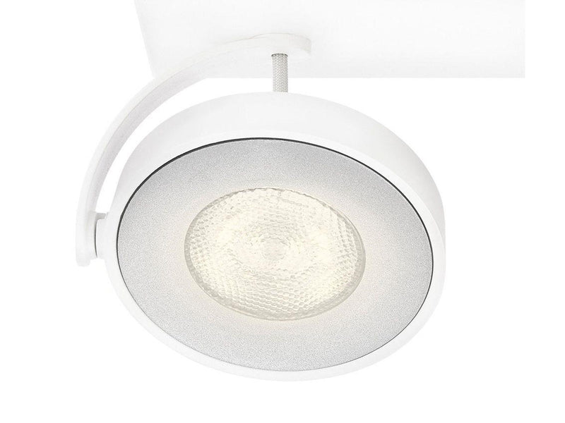 Philips Clockwork spot rail 2x5W 2700K white