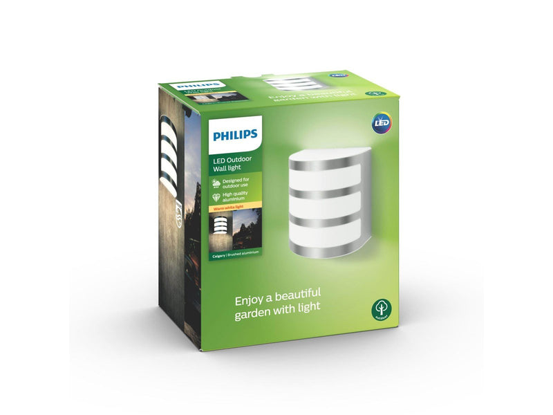 Philips Calgary wall lantern inox 1x3W 230V