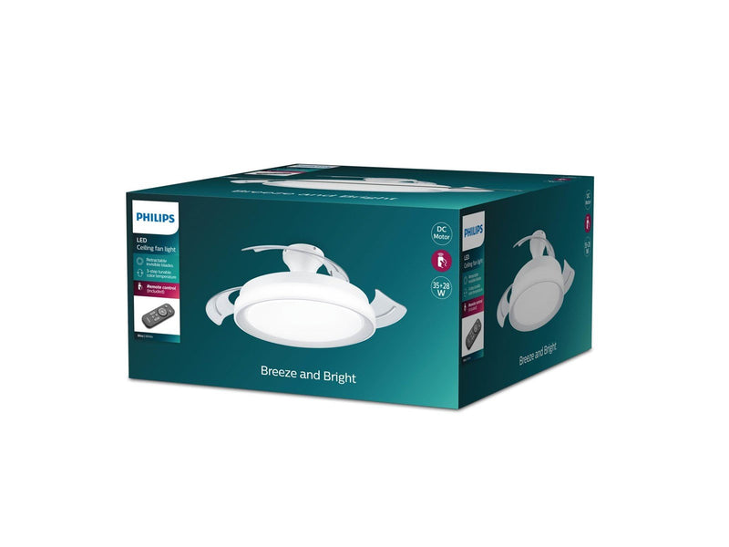 Philips Bliss DC Fan ceiling 28W+35W TW White