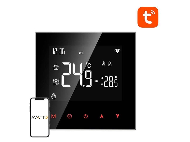 Avatto ZWT100 3A ZigBee TUYA smart DHW boiler thermostat
