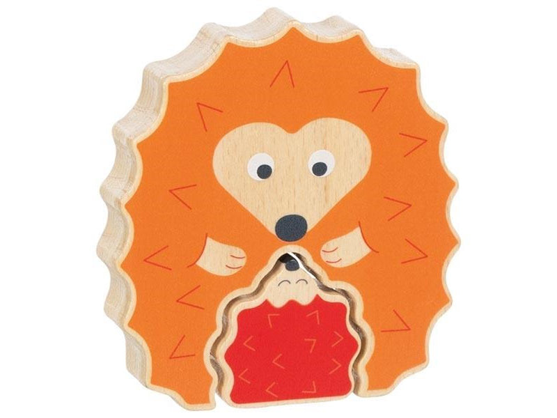 Goki Wooden Puzzle Standing Hedgehog 2 pcs. Holz