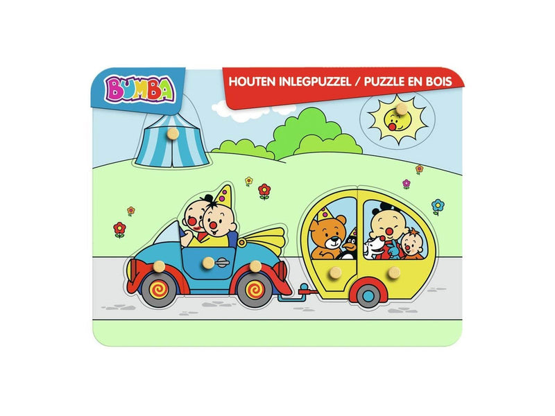Studio 100 Bumba Wooden Puzzle Car Holz