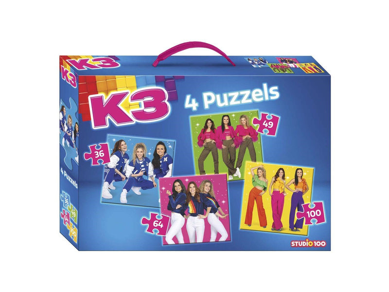 Studio 100 K3 4in1 Puzzle - Stars