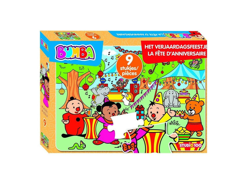 Studio 100 Bumba Jigsaw Puzzle The Birthday Party 9 pcs.