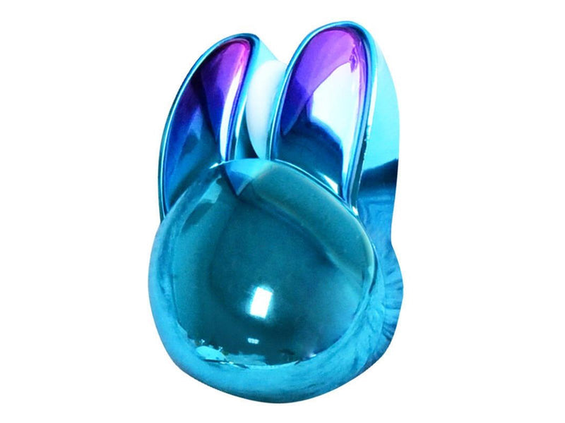 Mofii Wireless+Bluetooth Mouse Rabbit M6DM Chromed (Blue) - Maus (Blau)