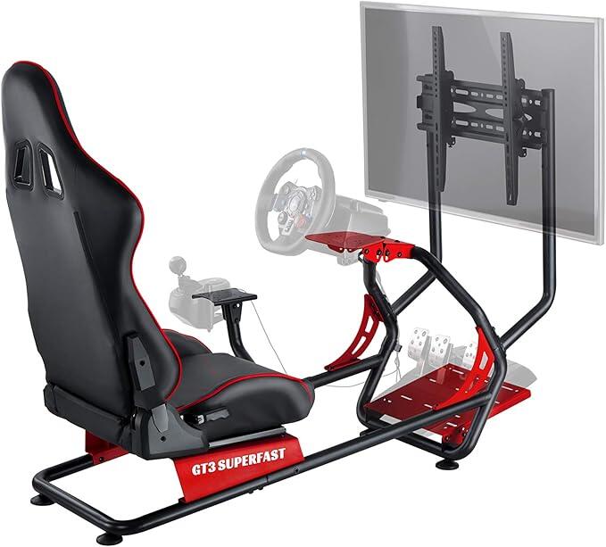 OPLITE Cockpit-Bildschirmhalterung für GT3 SUPERFAST schwarz
