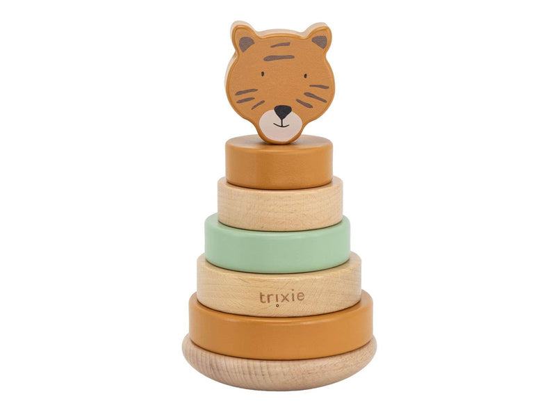 Trixie Baby Wooden Stacking Tower - Mr. Tiger