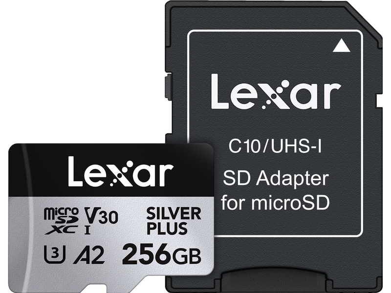 Lexar Professional Silver Plus MicroSD/SD - 205MB/s - 256GB