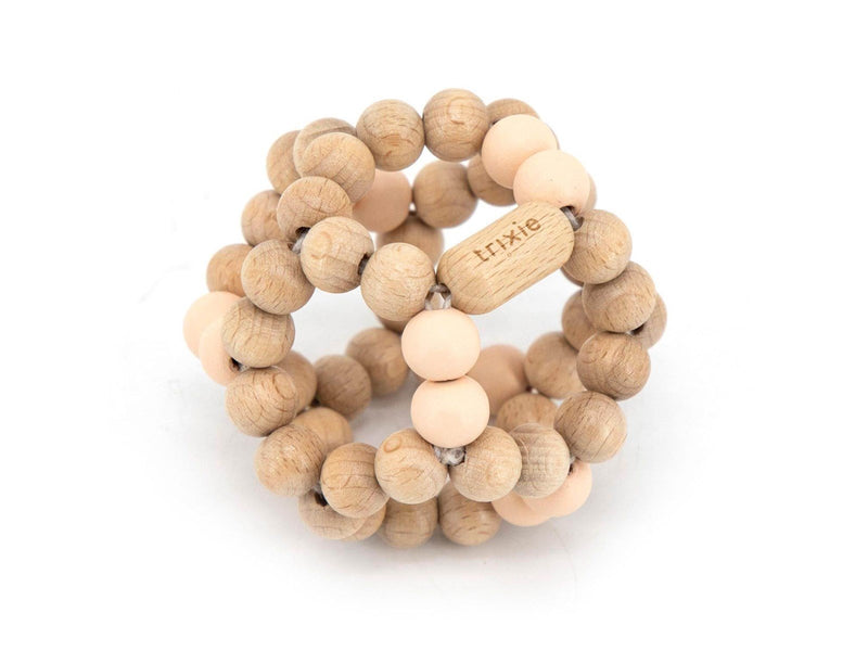 Trixie Baby Wooden Bead Ball - Pink
