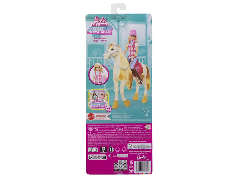 Barbie Mysteries: The Great Horse Chase  “Malibu” Doll With Riding Clothes & Accessories