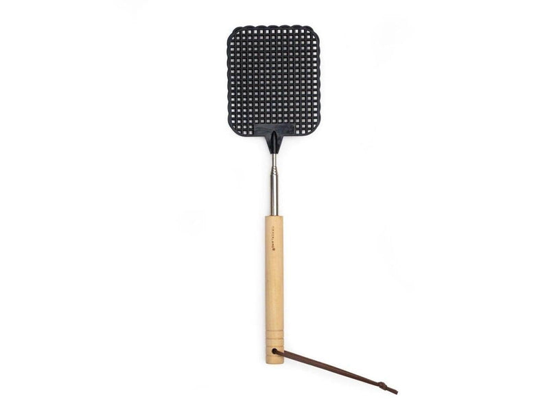 Kikkerland Extendable Fly Swatter Assorted Black/Green
