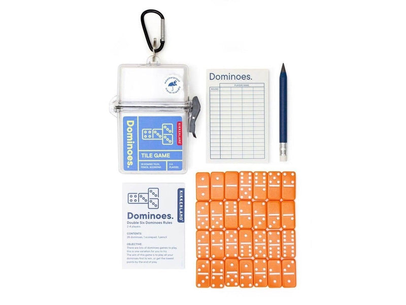 Kikkerland Dominoes Travel Game