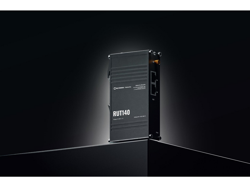 Teltonika RUT140 - wireless router - Wi-Fi - DIN rail mountable - Router N Standard - 802.11n