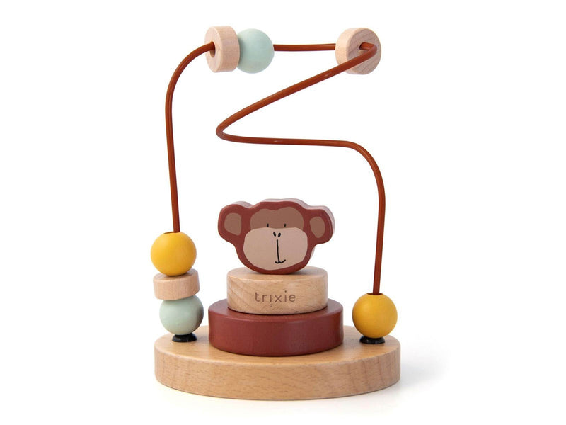 Trixie Baby Wooden Motor Spiral - Mr. Monkey