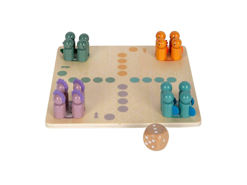 Small Foot - Wooden Ludo Game Dino