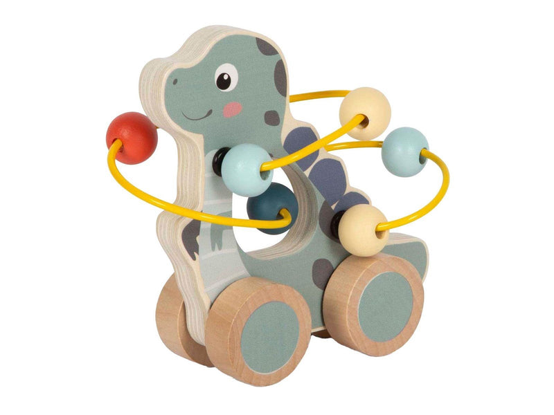 Small Foot - Wooden Push Figure Motor Skills Spiral Dino
