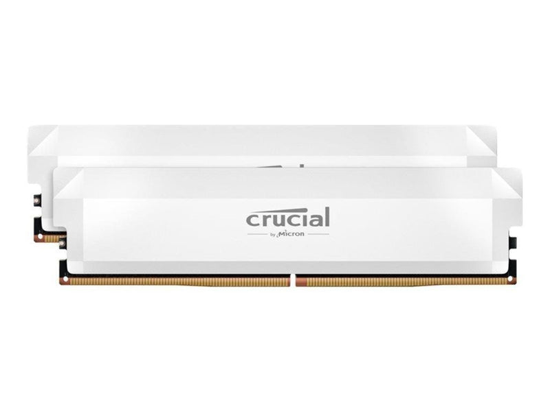 Crucial PRO Overclocking DDR5-6400 - 32GB - CL38 - Dual Channel (2 pcs) - AMD EXPO & Intel XMP - Weiß