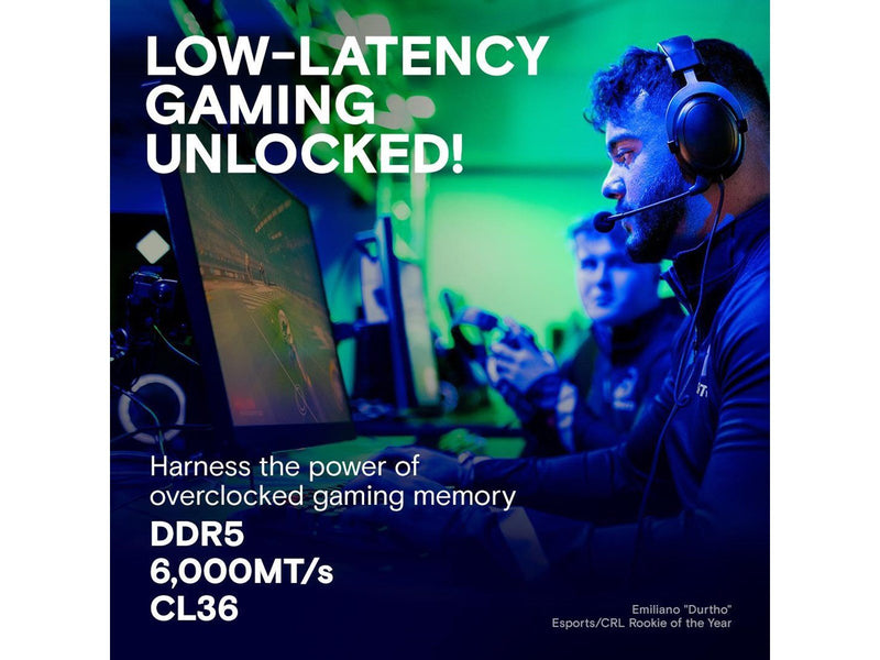 Crucial PRO Overclocking DDR5-6400 - 32GB - CL38 - Dual Channel (2 pcs) - AMD EXPO & Intel XMP - Weiß