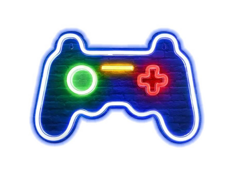 Mecharite - Controller LED Neon Sign - Blue - Lampe