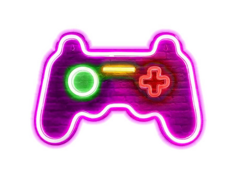 Mecharite - Controller LED Neon Sign - Pink - Lampe