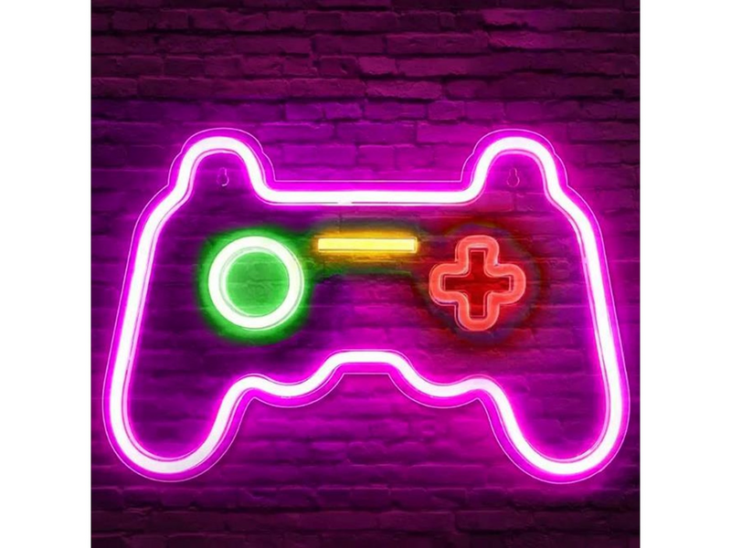 Mecharite - Controller LED Neon Sign - Pink - Lampe