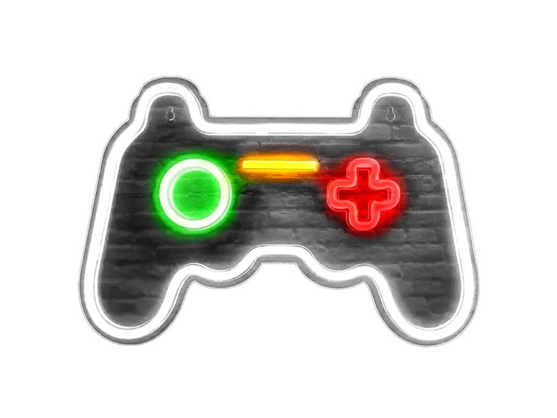 Mecharite - Controller LED Neon Sign - White - Lampe